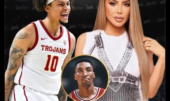 电竞战绩-皮蓬前女友与罗德曼之子恋情曝光，球迷戏称三角进攻延续，科尔公子场边热身